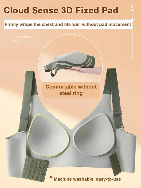 š„No more sagging breasts!-Super gather bra| Wireless Push-up Braā°Promotion 49% OFF Limited Timeš