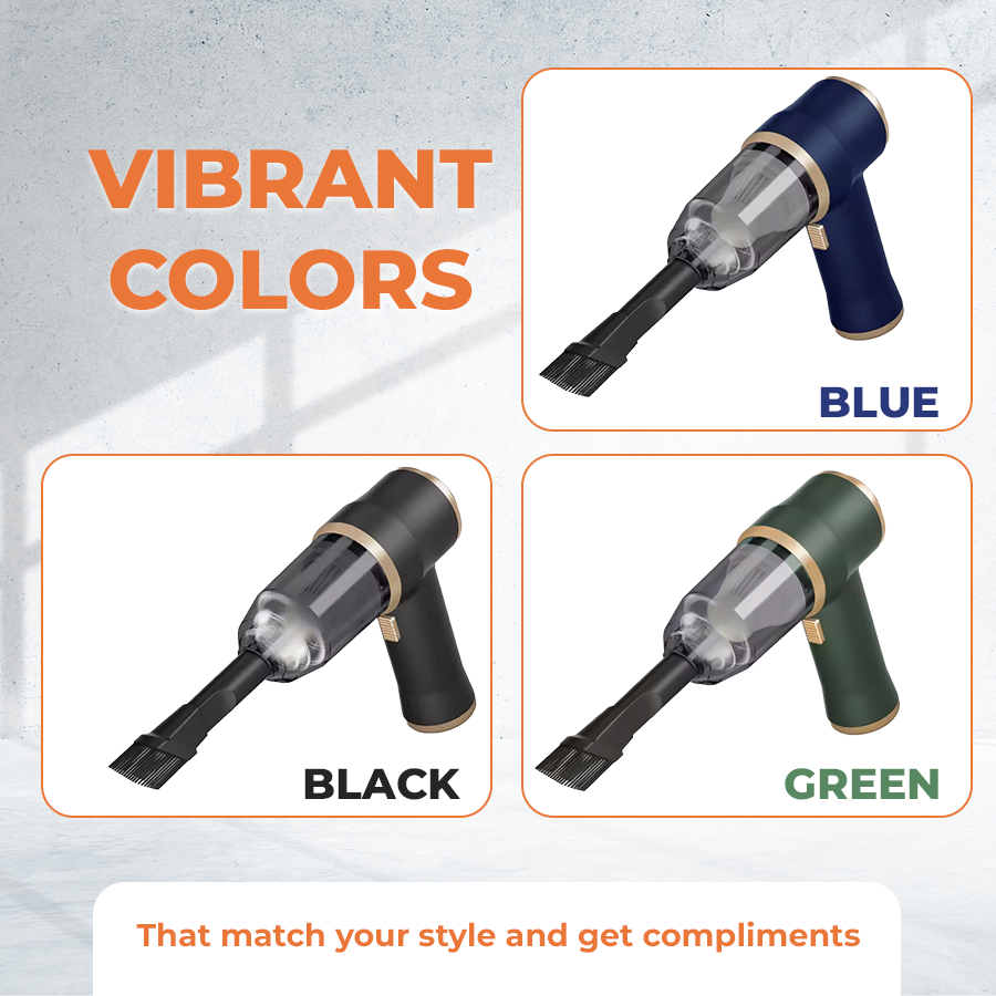 🤩Last Day 50% OFF🔥 LAZYROSY 4-in-1 Mini Car Vacuum Cleaner