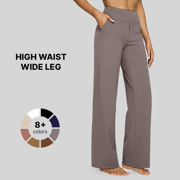 Summer Deal!Loose High-Waist Business Casual Pants Yoga Pants