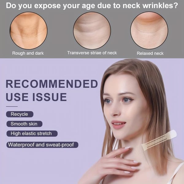 ๐ฅ Face Neck Lifting Tape (Long-Lasting)๐