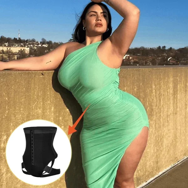 2-In-1 Peach Butt Curvy Tummy Shaper