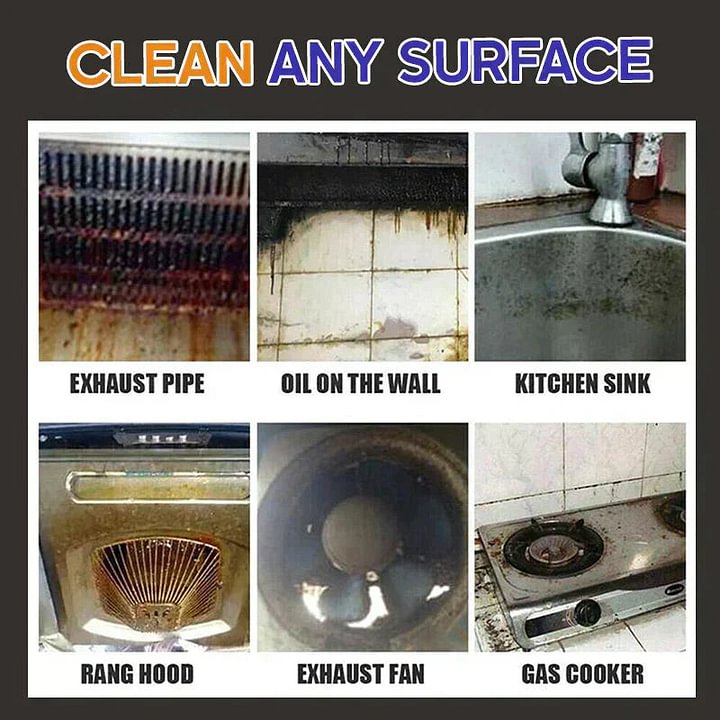 Powerful Kitchen Foam Cleaner-Specialized for Tough Grease