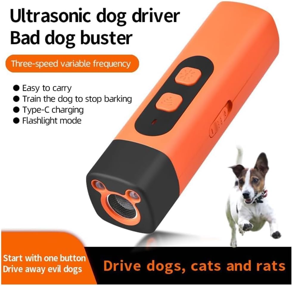 🔥Ultrasonic Dog Bark Deterrent Device – Humane & Effective Dog Repeller