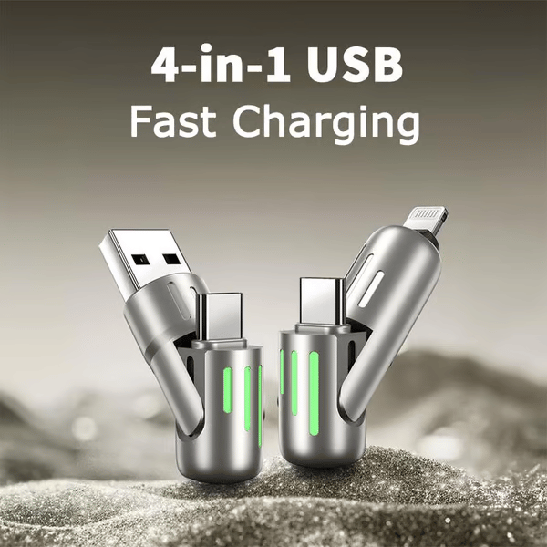 š„4-in-1 USB Charging Cable fast chargingā”