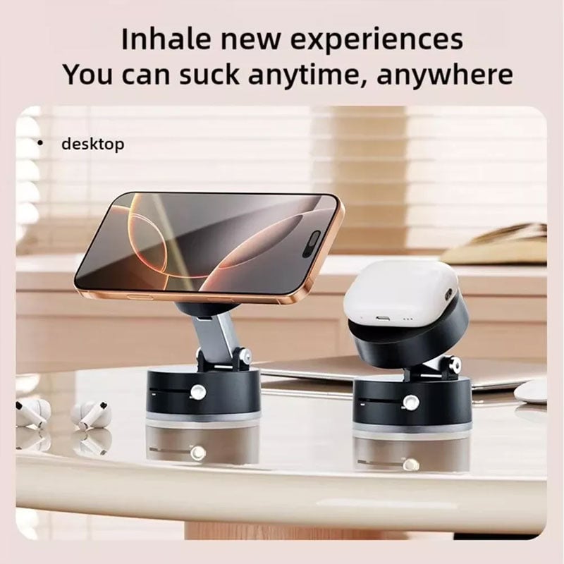 🎁 Vacuum Suction Magnetic Phone Stand