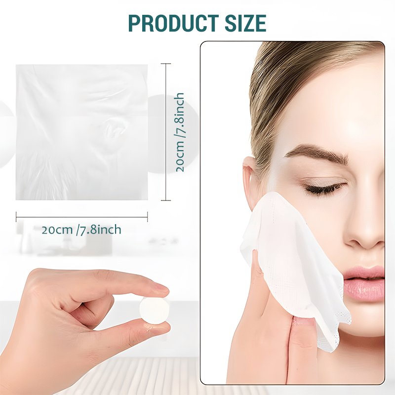 ✨Compressed Towel Tablets - 142% high-quality pure cotton-❗1 Bag/50 PCS