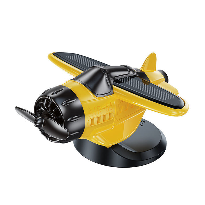 2025 Limited Time Sale Solar powered airplane shaped car ornaments