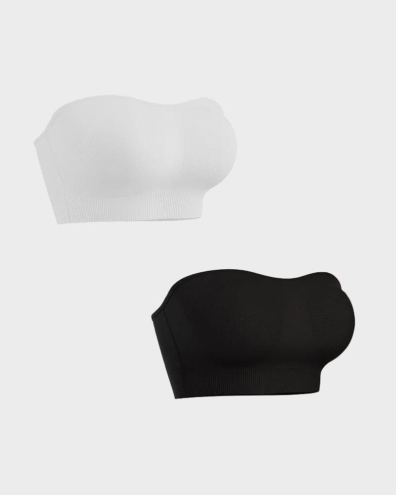 🔥Non-Slip Bandeau Seamless Wireless Strapless Bra🛒