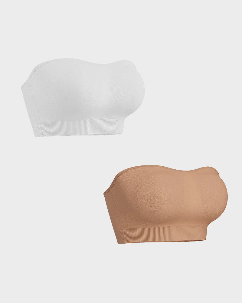 🔥Non-Slip Bandeau Seamless Wireless Strapless Bra🛒