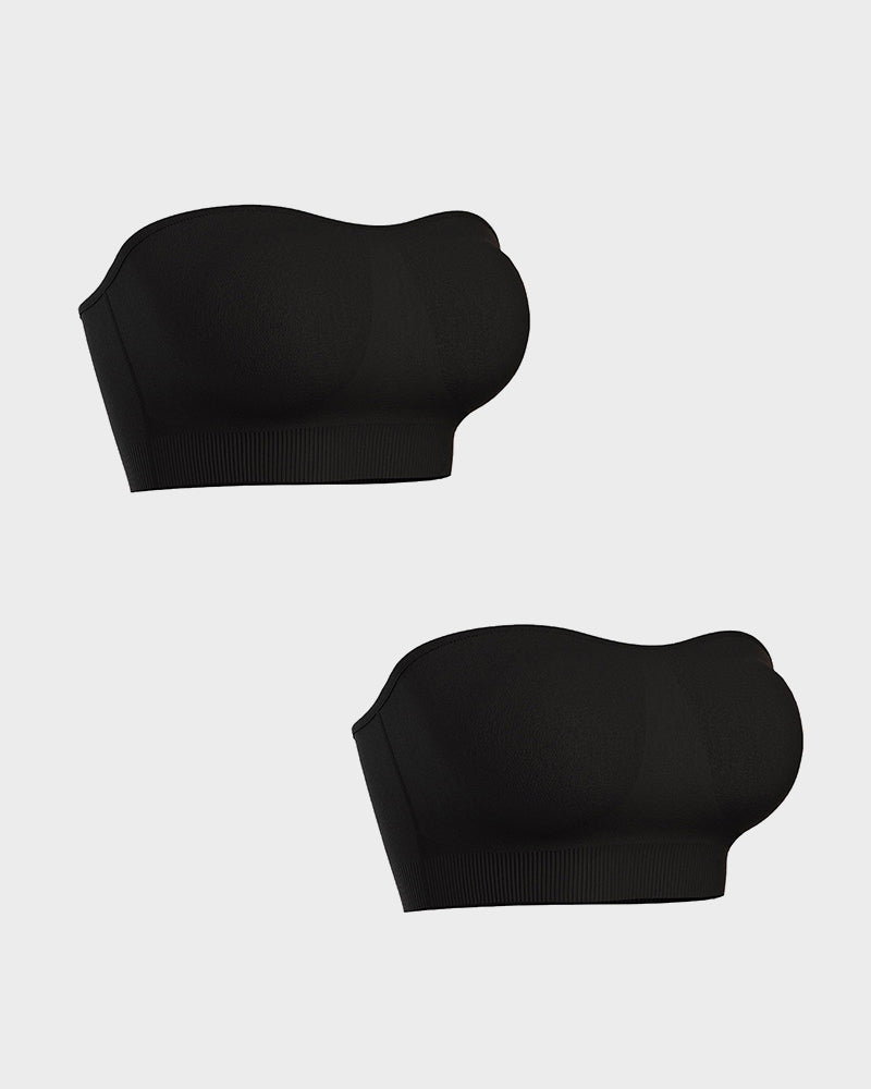🔥Non-Slip Bandeau Seamless Wireless Strapless Bra🛒