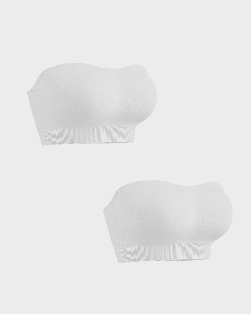 🔥Non-Slip Bandeau Seamless Wireless Strapless Bra🛒
