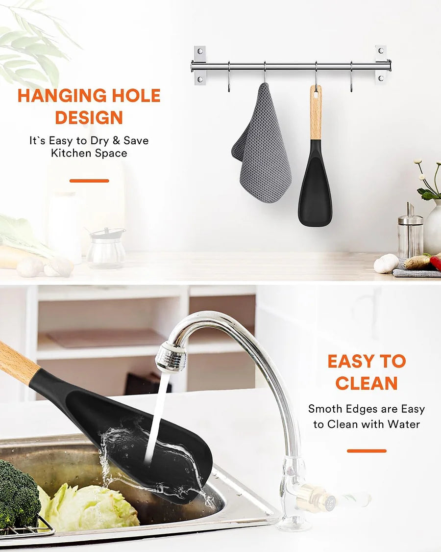 🔥Last Day 49% OFF - Multifunction Spatula Cooking Spoon