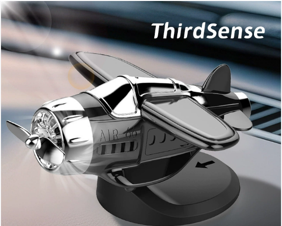 2025 Limited Time Sale Solar powered airplane shaped car ornaments