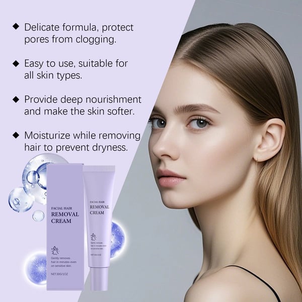 š„Gentle and Painless Facial Hair Removal Cream