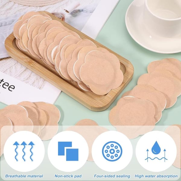 🔥Flash Sale⚡ 50K+ SOLD! Almost Gone-💥30pcs Castor Oil Pack Wrap for Belly Button, Self-Adhesive Castor Oil Patches Cover Patch Organic Disposable Spunlace Cloth Highly Absorbent Pad with Cotton, Oil Not Included (Skin Color)⏰