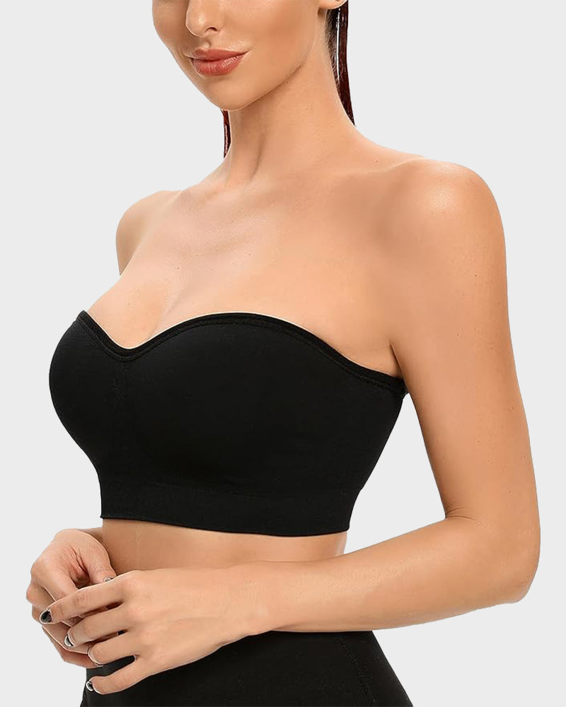 🔥Non-Slip Bandeau Seamless Wireless Strapless Bra🛒
