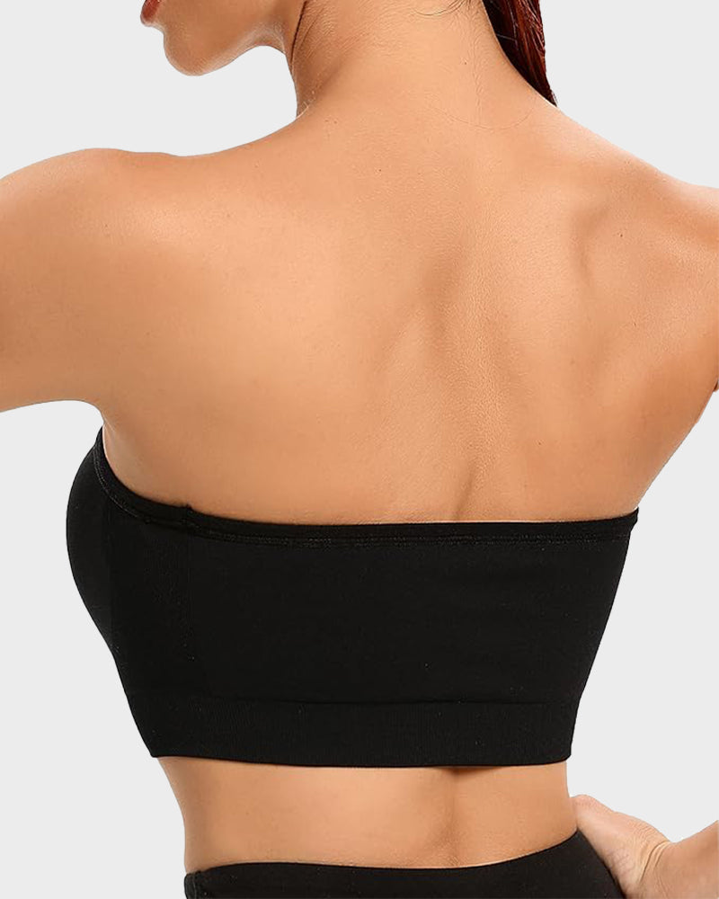 🔥Non-Slip Bandeau Seamless Wireless Strapless Bra🛒