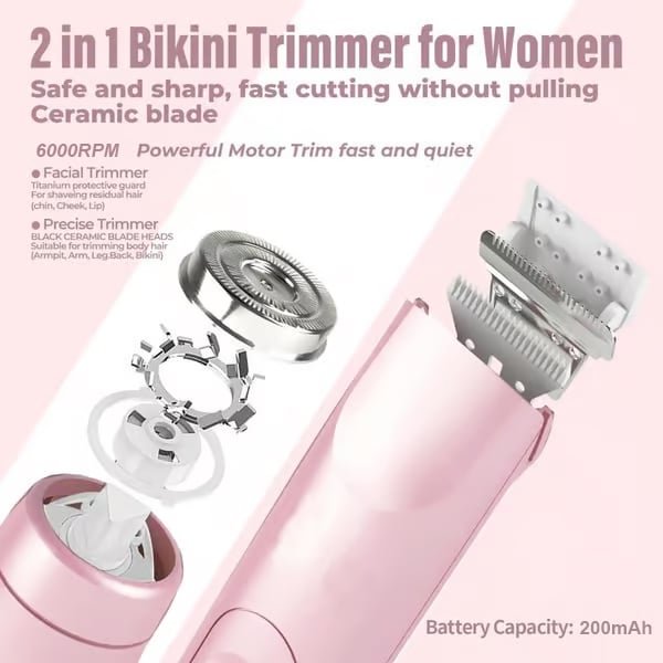 🔥Comfort 2 in 1 Electric Lady Shaver⏰Promotion 49% OFF Limited Time🛒