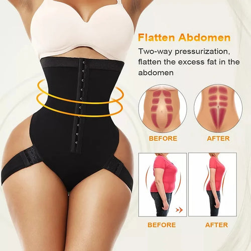 2-In-1 Peach Butt Curvy Tummy Shaper