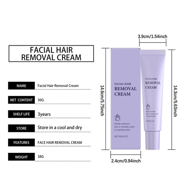 š„Gentle and Painless Facial Hair Removal Cream