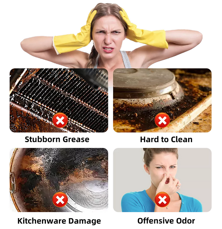 Powerful Kitchen Foam Cleaner-Specialized for Tough Grease