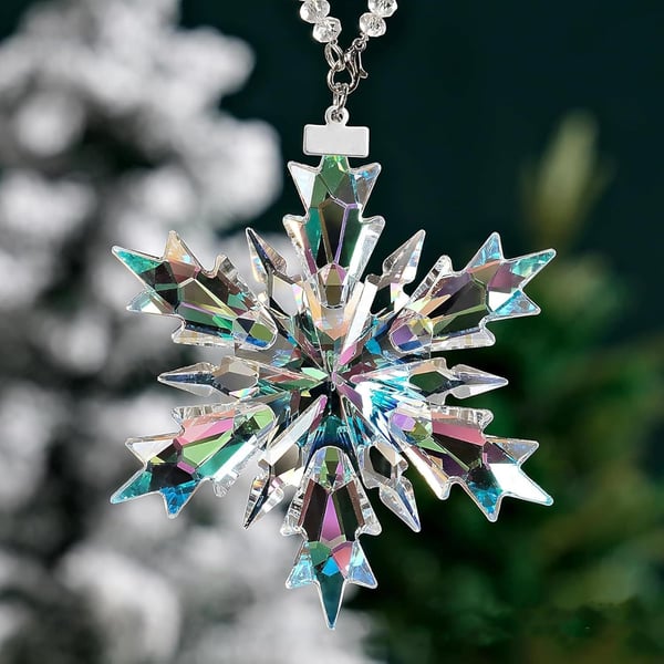 💖Perfect Gift❄️Crystal Snowflake Suncatcher