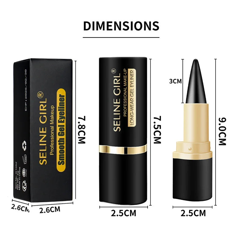 🔥Natural waterproof eyeliner Cream-Buy 1 get 1 free