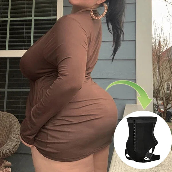2-In-1 Peach Butt Curvy Tummy Shaper