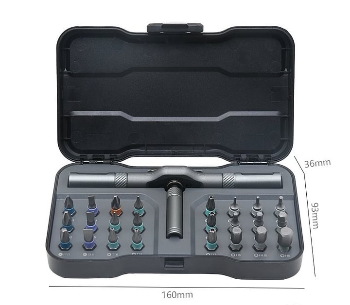 24 in 1 DlY Screwdriver Set Magnetic Compact and Portable Ratchet Screwdriver
