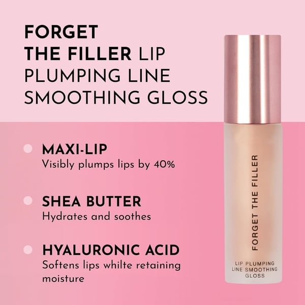 🎉🏆️Forget The Filler Lip Plumping Gloss