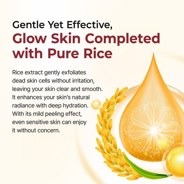 ✨Peel Shot Glow Rice Ampoule Duo - Serums for Brightening, Exfoliating, and Moisturizing🌾
