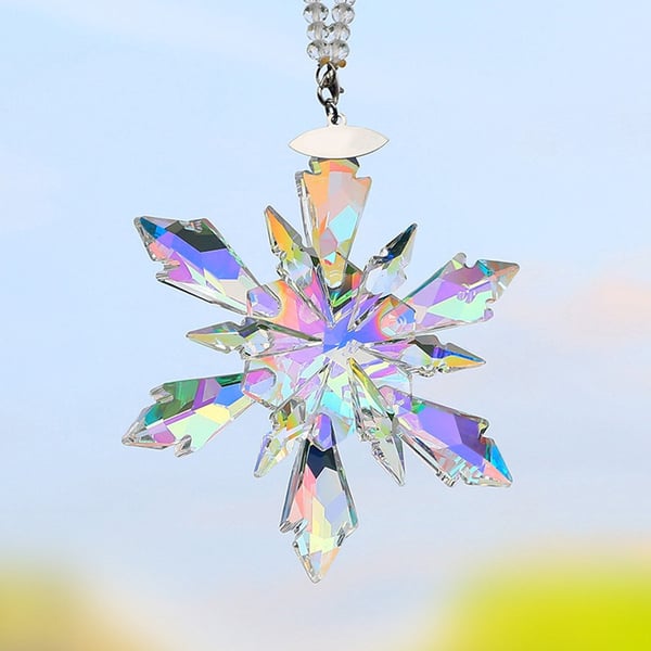 💖Perfect Gift❄️Crystal Snowflake Suncatcher