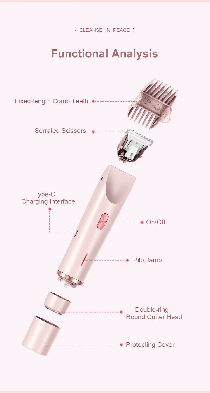 🔥Comfort 2 in 1 Electric Lady Shaver⏰Promotion 49% OFF Limited Time🛒