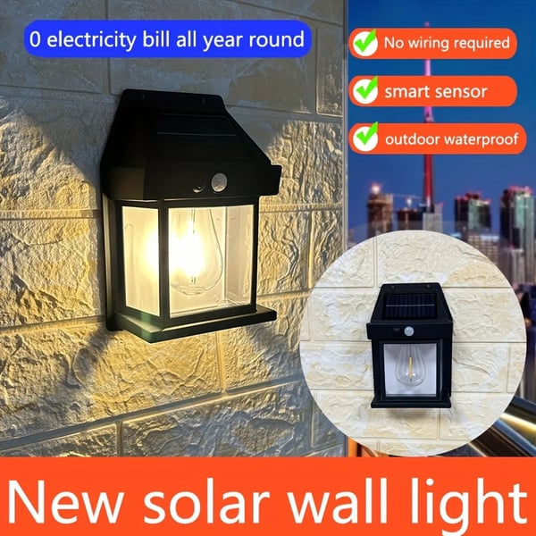 Solar Tungsten Wall Light