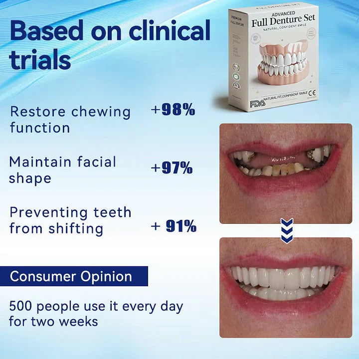 🔥Advanced Customized Full Denture Set