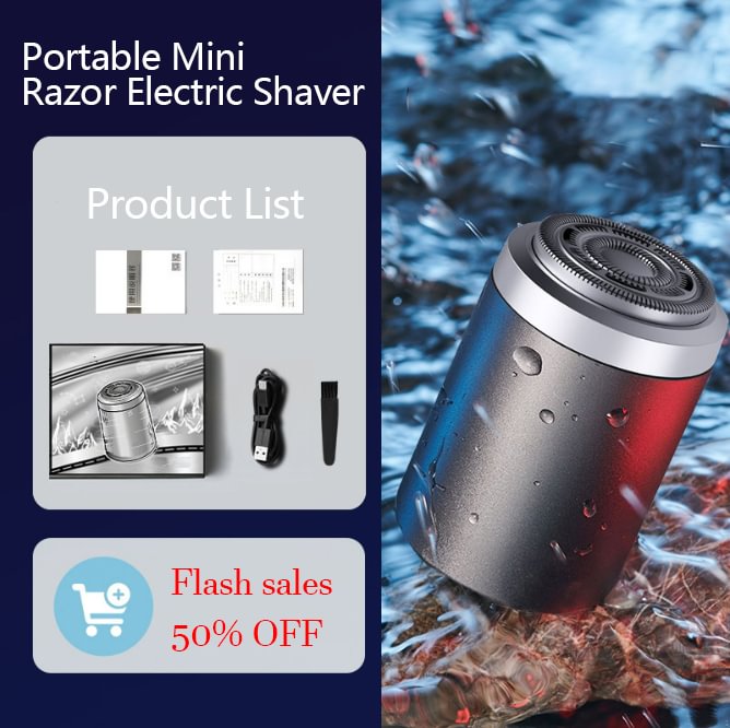🔥Newest Mini Portable Electric Shaver⏰Promotion 49% OFF Limited Time🛒