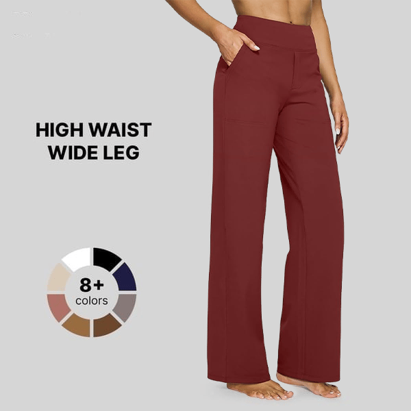Summer Deal!Loose High-Waist Business Casual Pants Yoga Pants