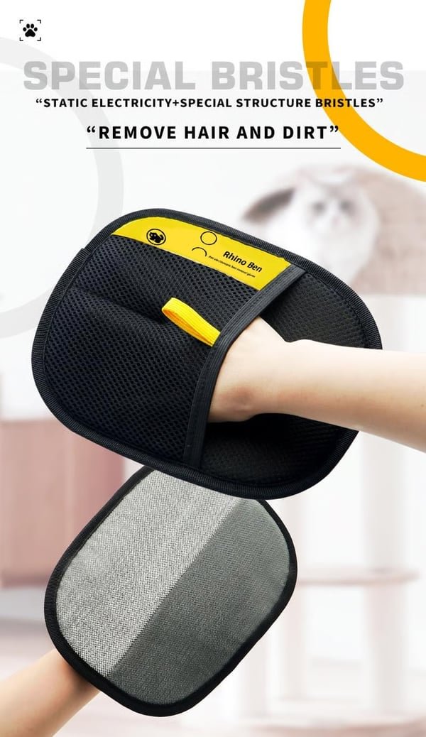 ✨Pet Hair Remover Electrostatic Gloves