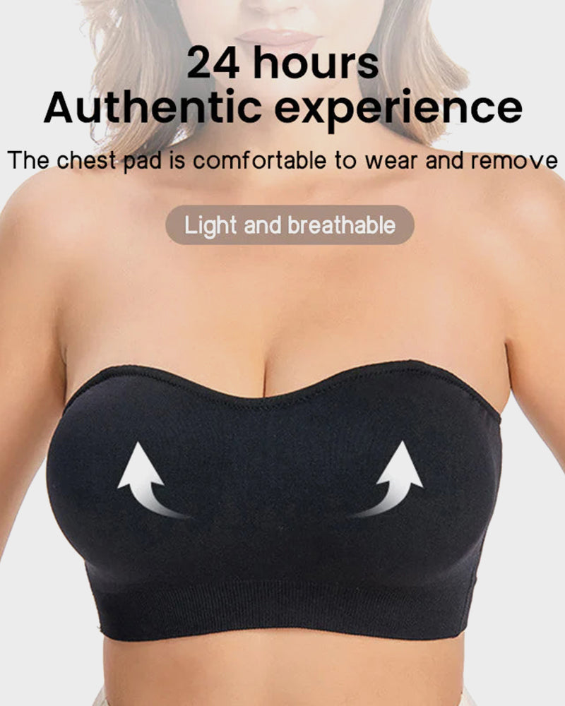 🔥Non-Slip Bandeau Seamless Wireless Strapless Bra🛒