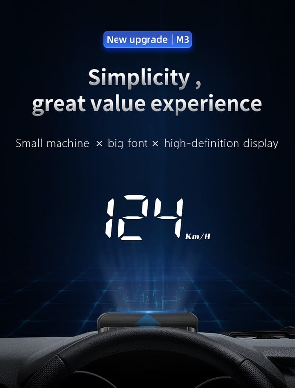 🔥OBD2 HUD Car Head Up Display Projector Speedometer