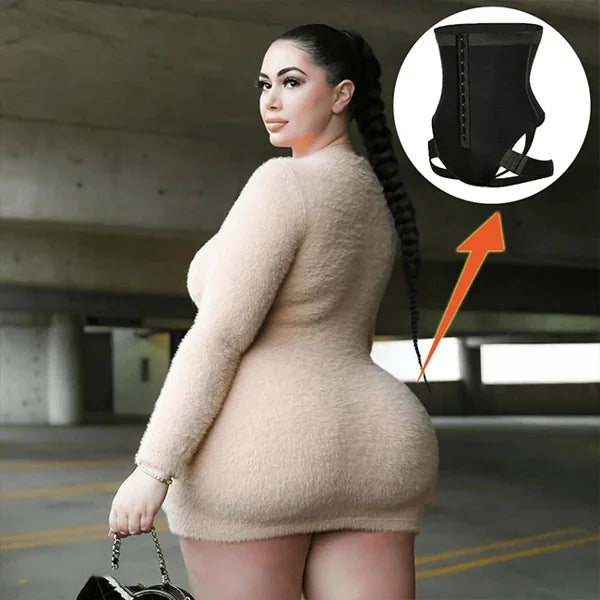 2-In-1 Peach Butt Curvy Tummy Shaper
