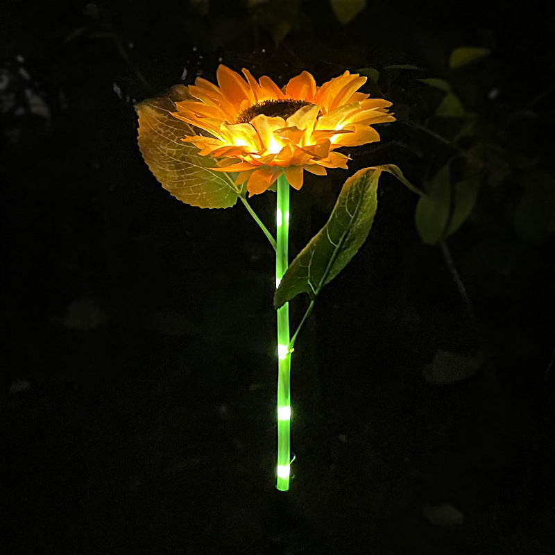 Solar LED Sunflower Garden Lights-29.6inch/75cm