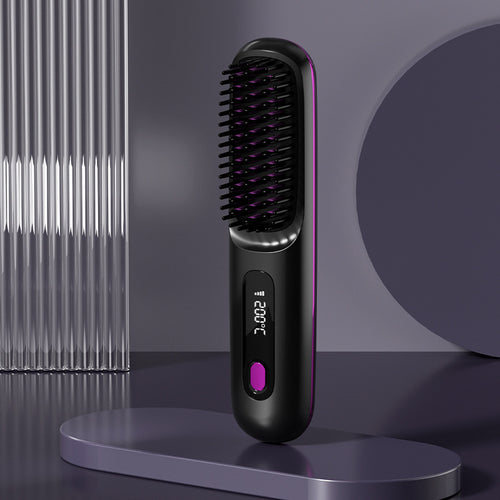 Summer Hot SaleWireless Ceramic Heating Hair Straightening Comb