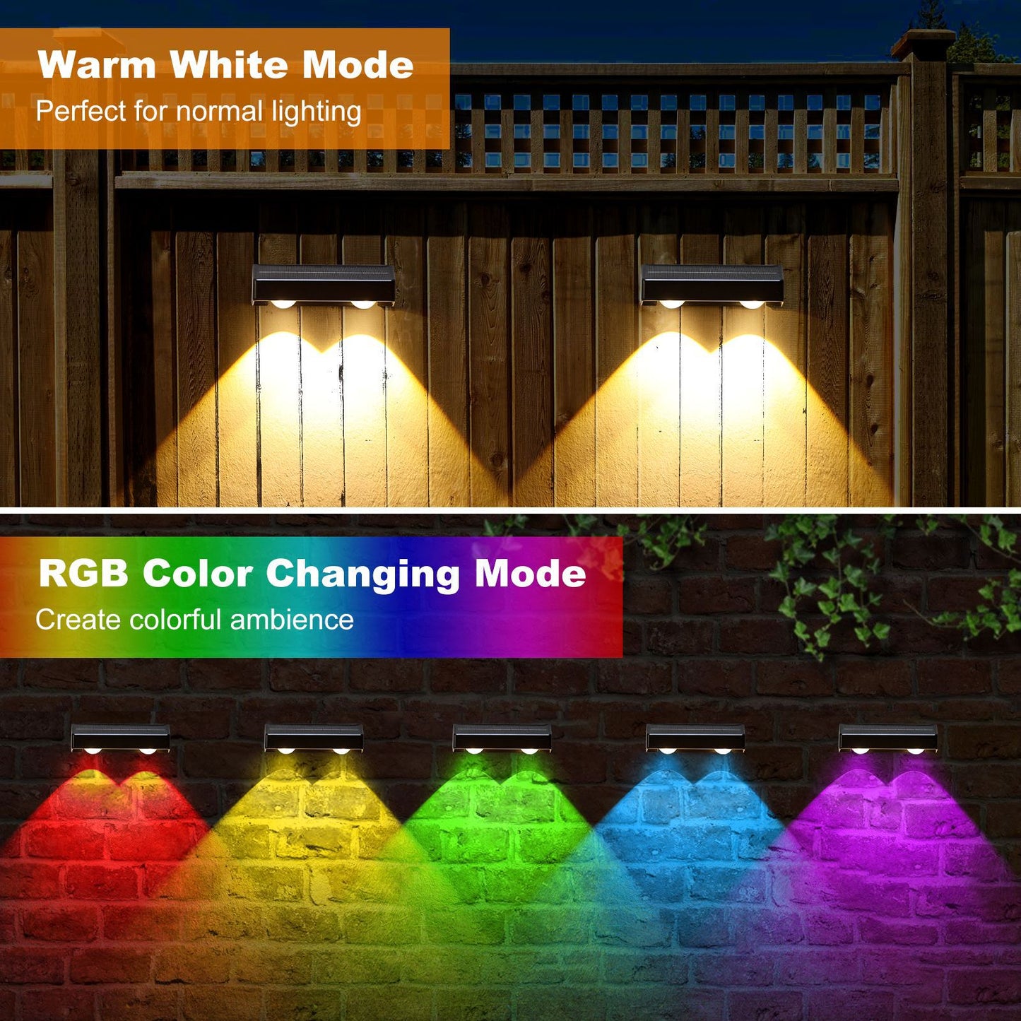 Hot Sale Promotion Solar Fence Lights Outdoor