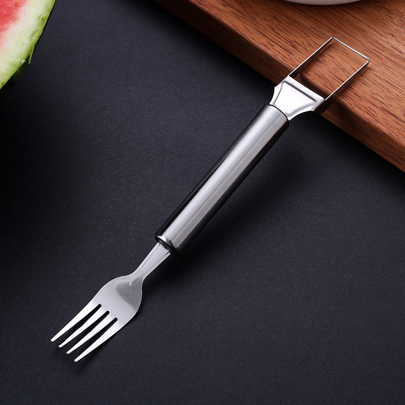 💥HOT SALE 49% OFF🔥🍉 Effortless Fruit Prep✨ 2-in-1 Fruit Cutter & Fork – For Quick and Easy Fruit Serving! 🍓