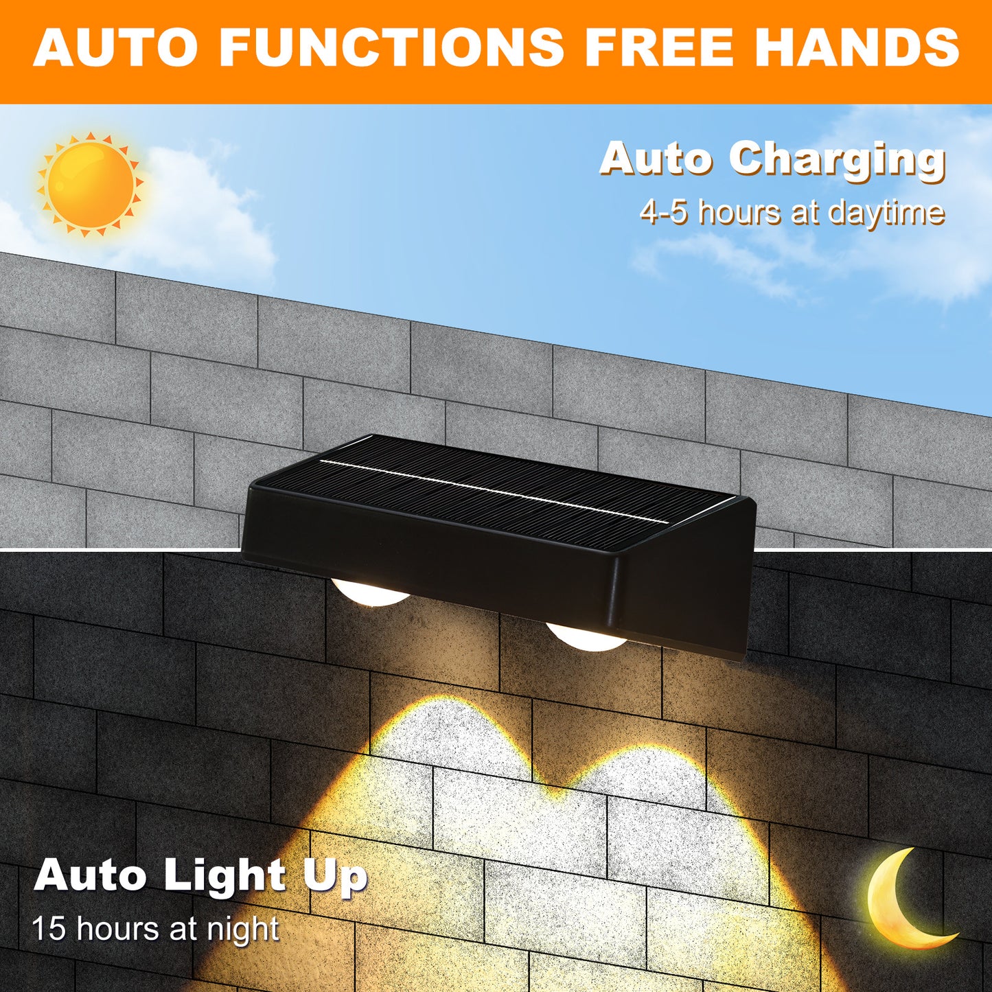 Hot Sale Promotion Solar Fence Lights Outdoor