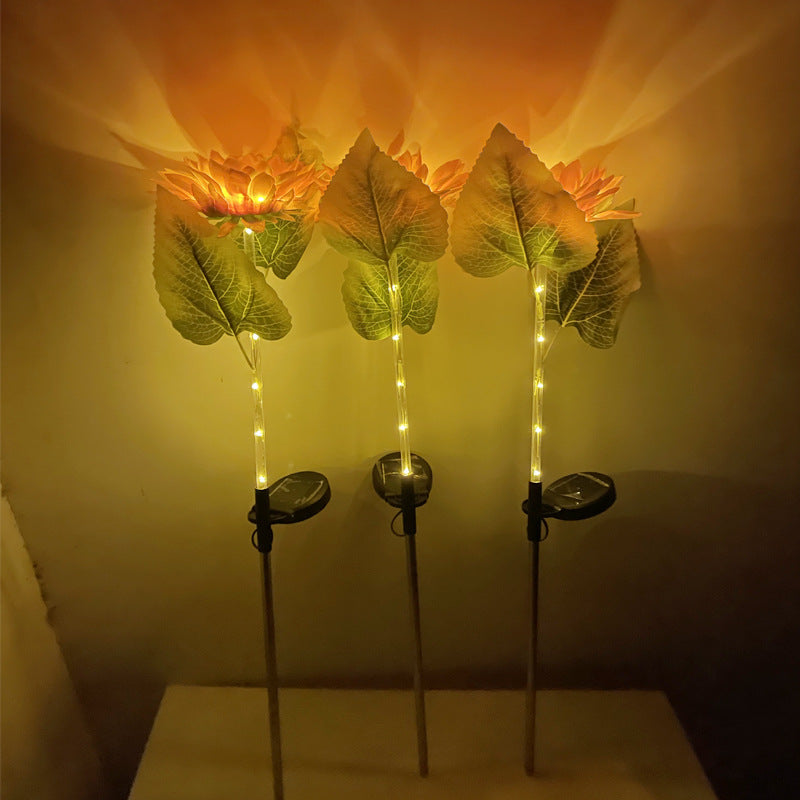 Solar LED Sunflower Garden Lights-29.6inch/75cm