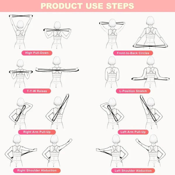 🏆Flash Sale⚡ 50K+ SOLD! Almost Gone💥🔥Resistance Bands, Figure 8 Exercise Bands for Women Men