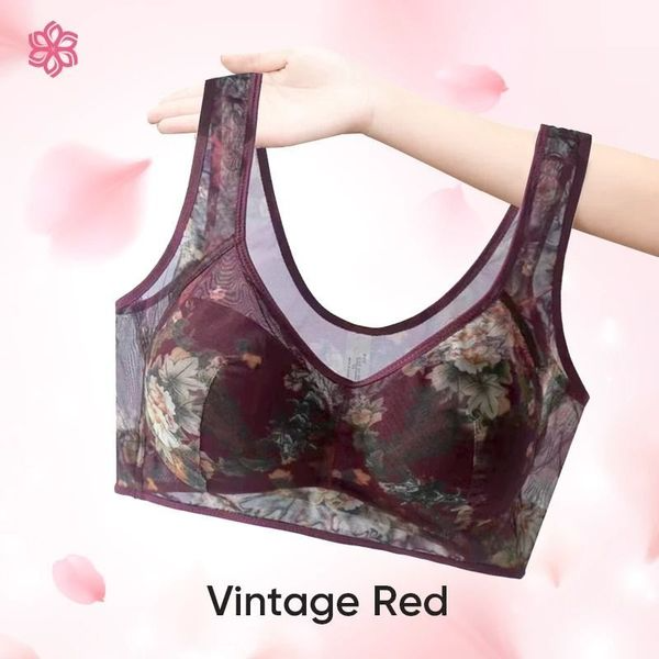 🔥 Super gather bra | Ice Silk Lace Cooling Comfort Bra🔥