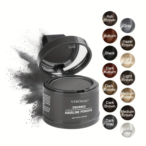 🔥Today FREE SHIPPING 🔥Hairline Powder Instantly Conceals Hair Loss, Root Touch Up Hair Powder